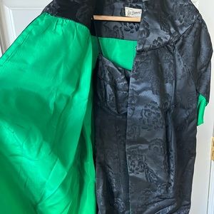 Lilli Diamond original 1960s black cocktail dress and cape wrap!
